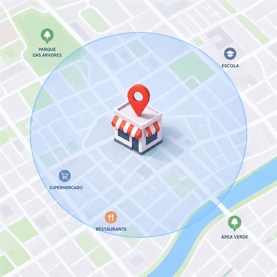Painel de campanha de anúncios geolocalizados para empresas de Brasília e do Distrito Federal